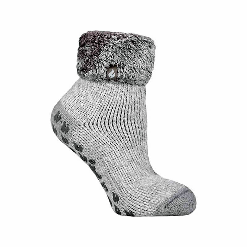 Ladies thermal slipper socks clearance